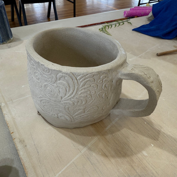 Coffee & Sculpt - Hand Building Pottery Class