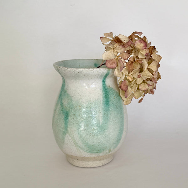 “Mistfall” Collection - Handmade Ceramic Flower Vase