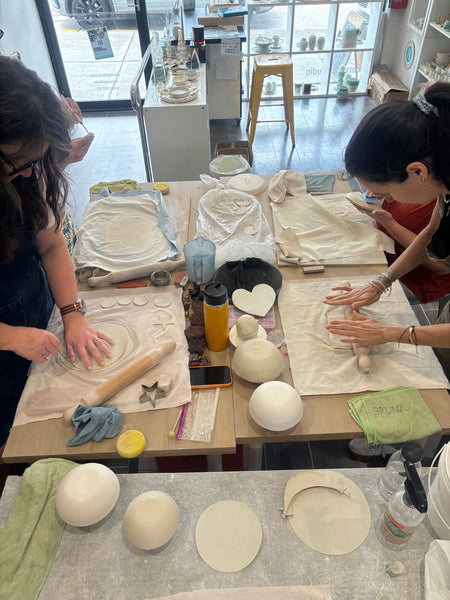 Porcelain Clay Hand Building Pottery Course with Romanda Newman