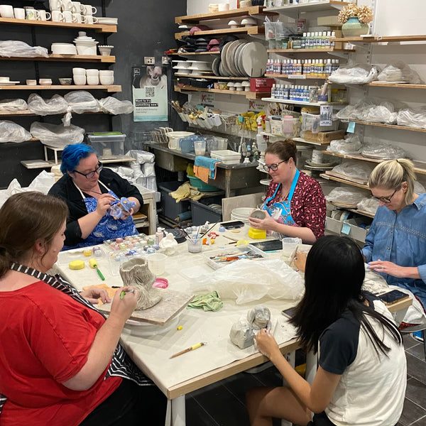 Adults Clay Hand Building Pottery Courses with Tanya Bechara