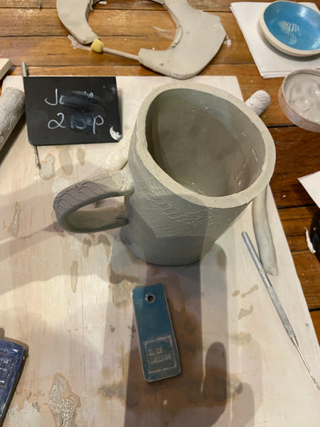 Coffee & Sculpt - Hand Building Pottery Class