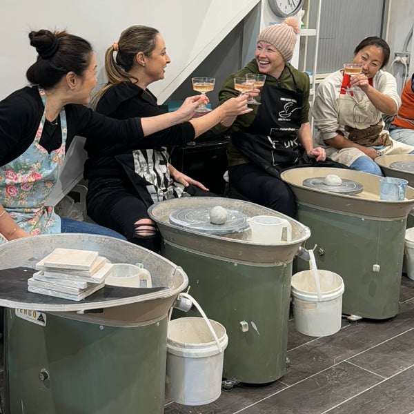 Clay & Sip Pottery Wheel Class
