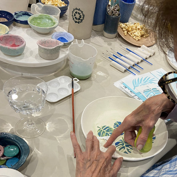 Ceramic Glaze & Sip Class