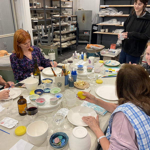 Ceramic Glaze & Sip Class