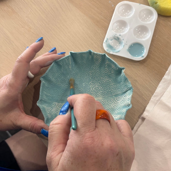 Porcelain Clay Hand Building Pottery Course with Romanda Newman