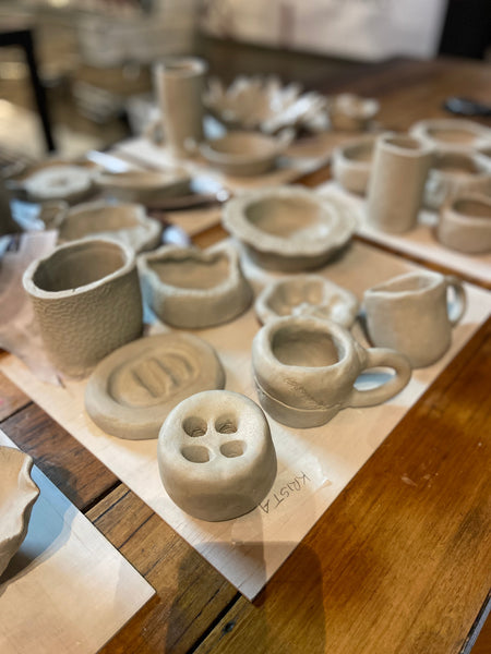 Clay & Cocktails - mobile pottery class @ Brix Distillery