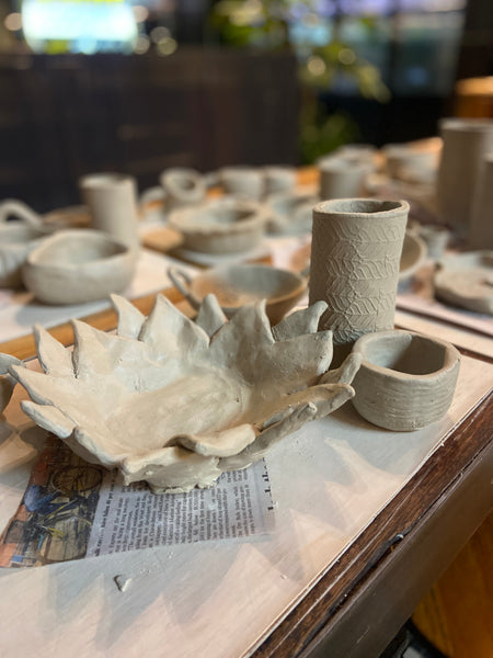 Clay & Cocktails - mobile pottery class @ Brix Distillery