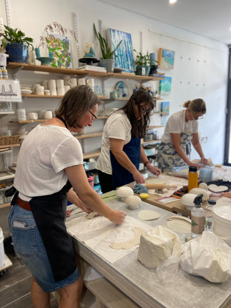 Porcelain Clay Hand Building Pottery Course with Romanda Newman