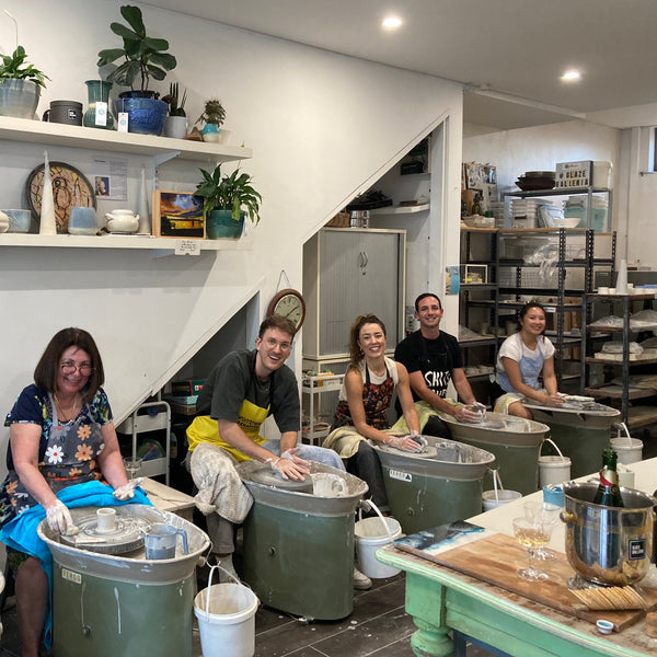 Clay & Sip Pottery Wheel Class