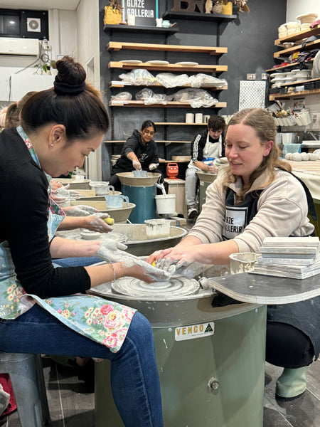 Clay & Sip Pottery Wheel Class