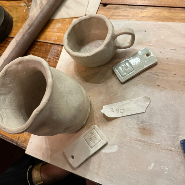 Coffee & Sculpt - Hand Building Pottery Class