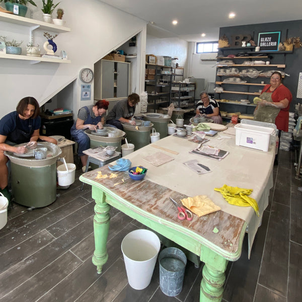 Pottery Wheel Throwing Introductory Class (2 hours)