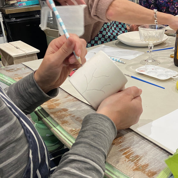 Ceramic Glaze & Sip Class
