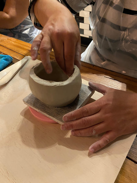 Clay & Cocktails - mobile pottery class @ Brix Distillery