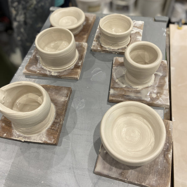 Level 2 Pottery Wheel Throwing Course (6 weeks)
