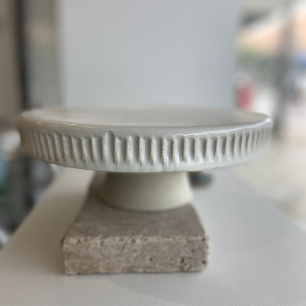 Cake Stand & Dip Bowl in One