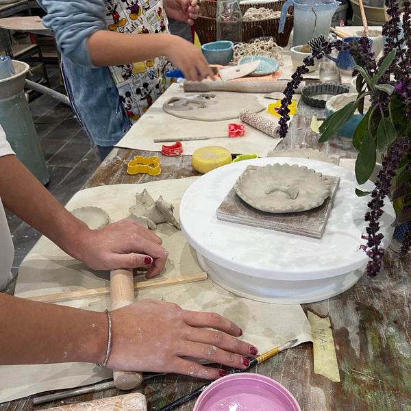Kids & Adults Clay Hand Building Pottery Class