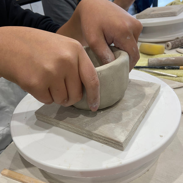 Kids & Adults Clay Hand Building Pottery Class