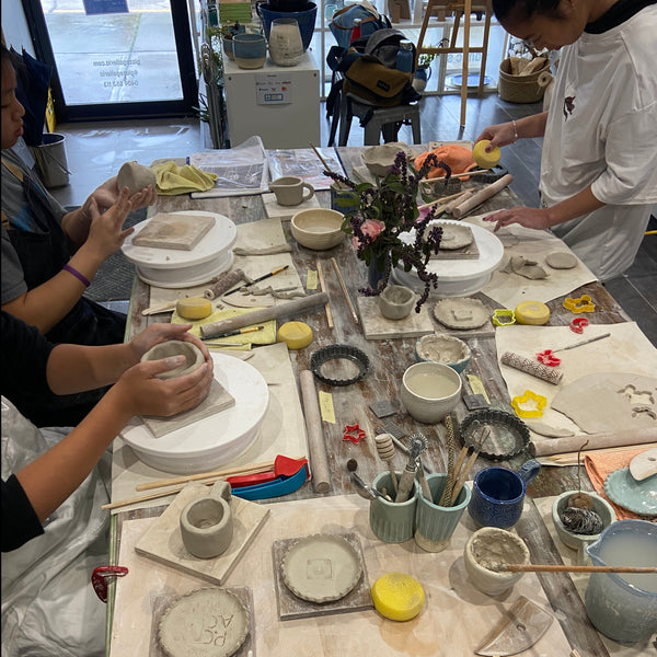Kids & Adults Clay Hand Building Pottery Class