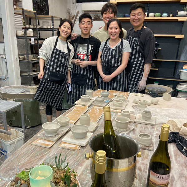 Clay & Sip Pottery Wheel Class