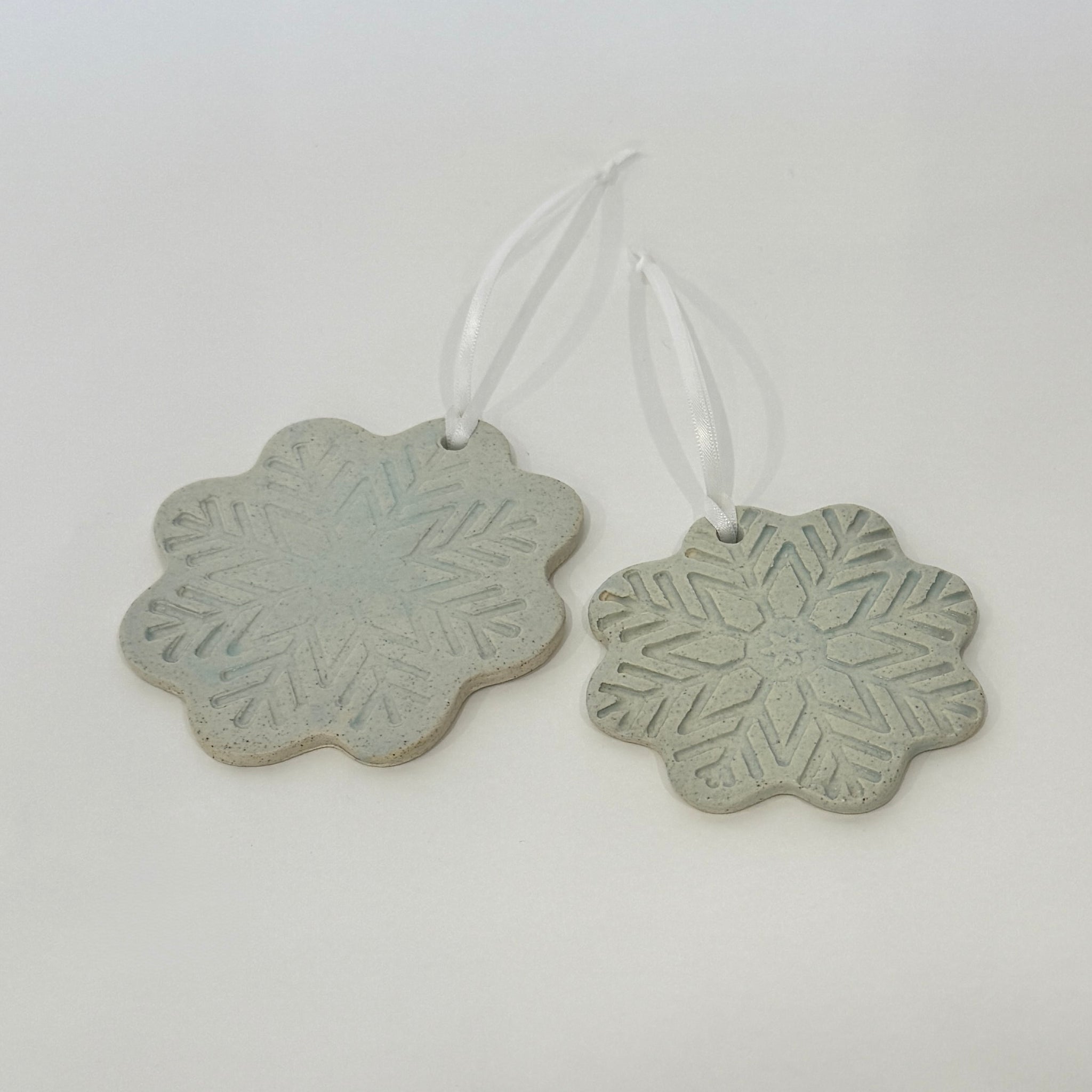 Flower Snow Flake Ornaments