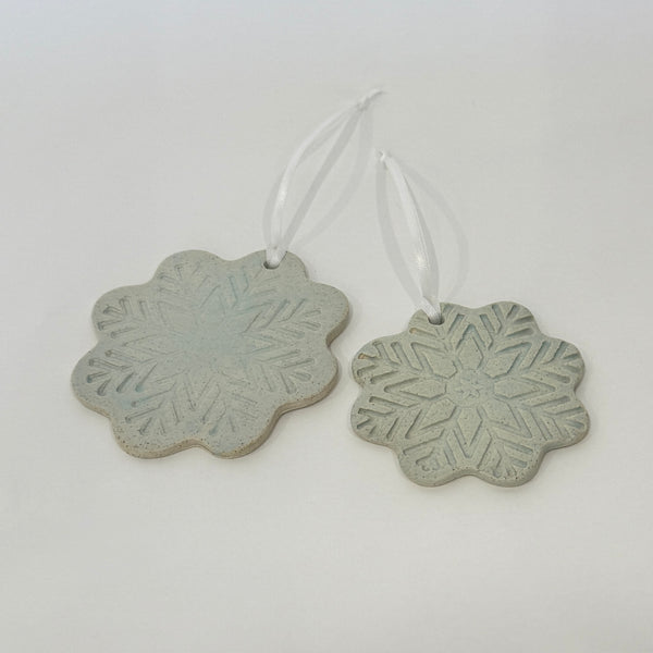 Flower Snow Flake Ornaments