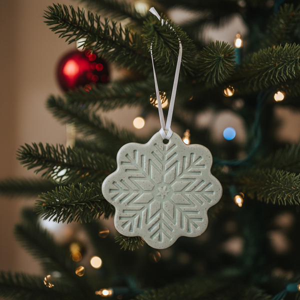 Flower Snow Flake Ornaments
