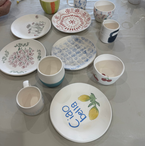 Ceramic Glaze & Sip Class