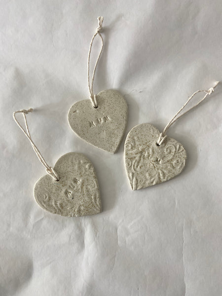 Christmas Heart Ornaments