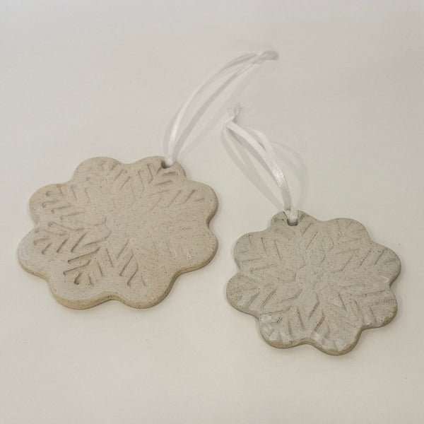 Flower Snow Flake Ornaments