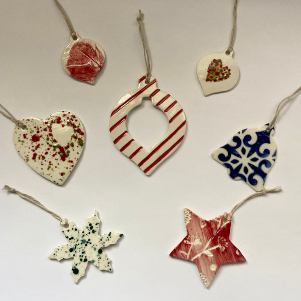 Make your own Christmas Decorations with Porcelain Clay (2 hours)