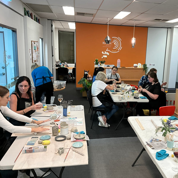 Corporate Pottery Class for your Team
