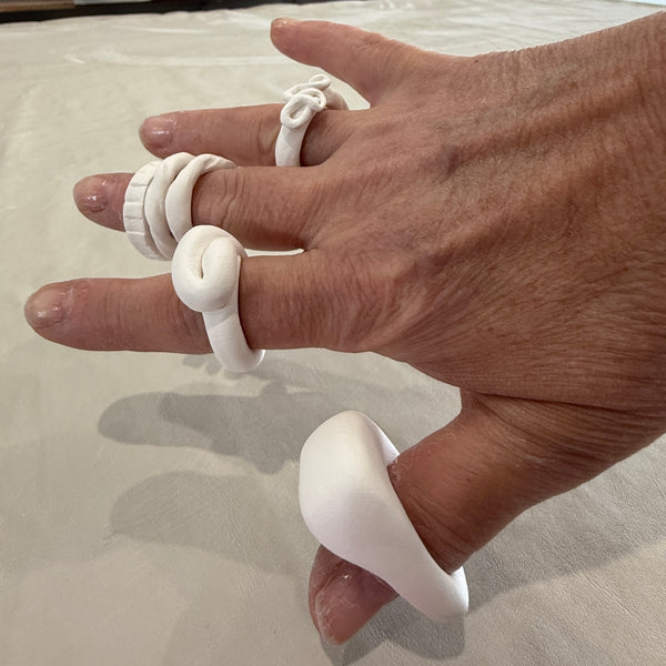 Porcelain Clay Hand Building Pottery Course with Romanda Newman
