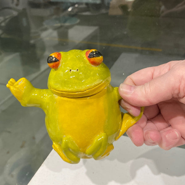 Handmade Frog Teapot