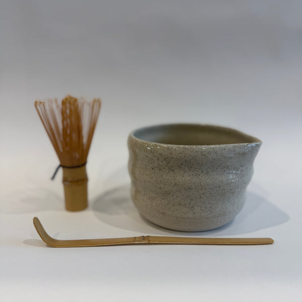 Ceramic Matcha Tea Bowl, stirer & whisk
