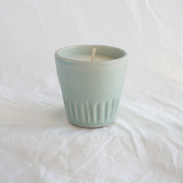Soy Wax Candle in a Ceramic Cup