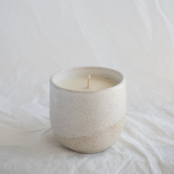 Soy Wax Candle in a Ceramic Cup